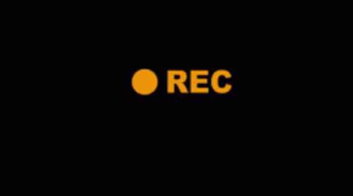 a blue rec logo on a black background