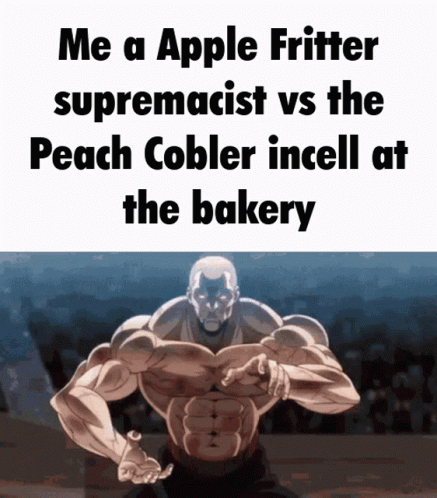 the joke on a poster saying me as an apple fighter