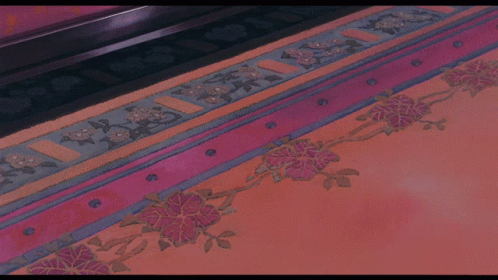 closeup of the purple floor that is in a room