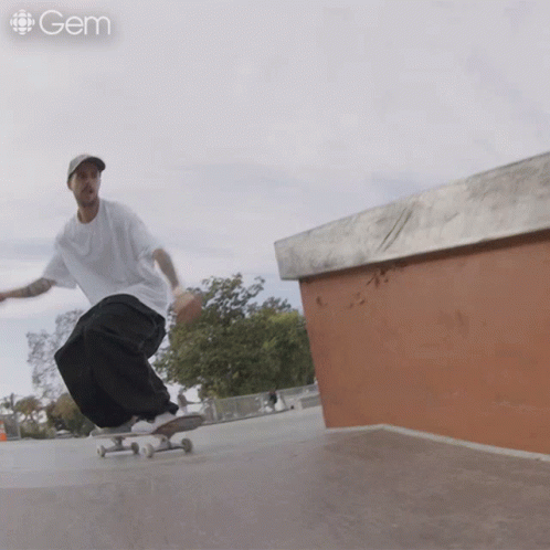 a man that is skateboarding down a ramp