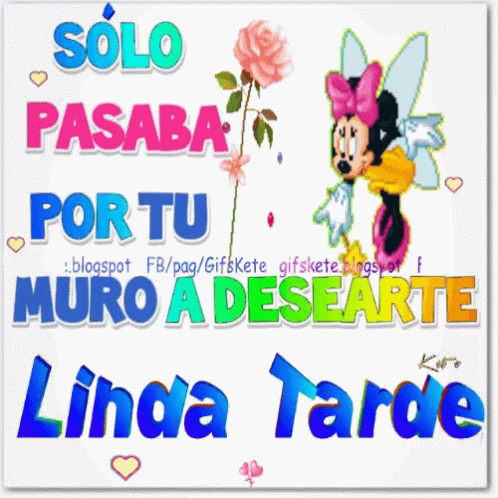 an advertit with text and a picture of a mickey mouse with words describing the differences between solo, pasba, por tu muro - a desearte and linda tarde