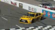 an image of a car on the race track