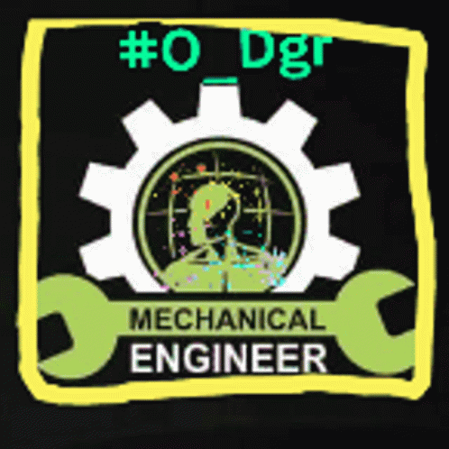 the mechanical engineer logo on the front of a computer screen