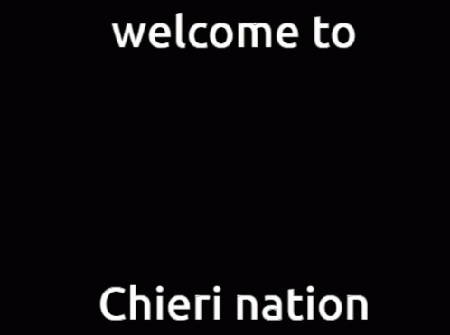 black and white po with words that says welcome to chernation