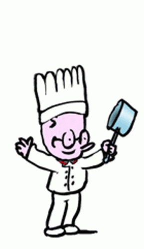 an image of a chef with an egg basket
