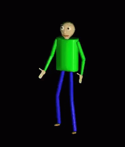 a little computer generated image of a character in dark space