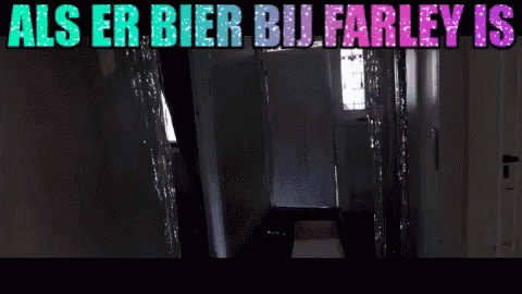the words als er er bieru hafleby is spelled over a dark hallway