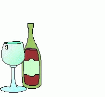 two bottles and a wine glass sit next to each other