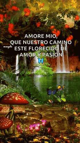 a colorful poster on a blue background with the words'more mo que neestro caminoo est feforcecion de amov reason, mor