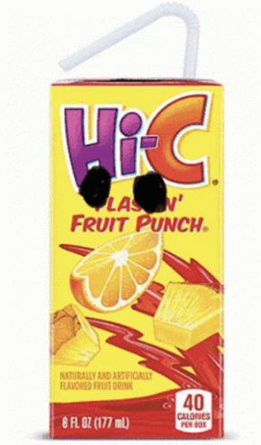 fruit punch on a white background