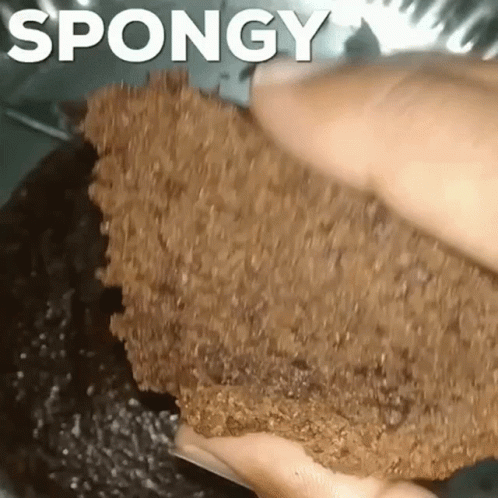 the sponge on top of a dirty frying pan