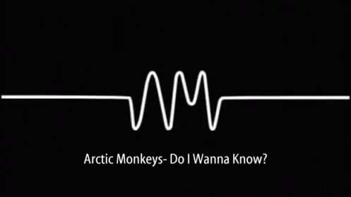 a black background with the words arctic monkeys do wanna know?
