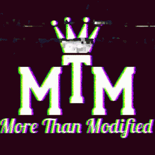 the logo for mm more than modified