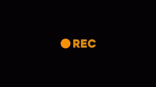 a black background with blue letters that are made into the word rec