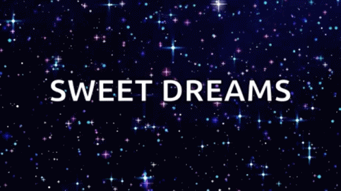 some stars in the dark with the word sweet dreams