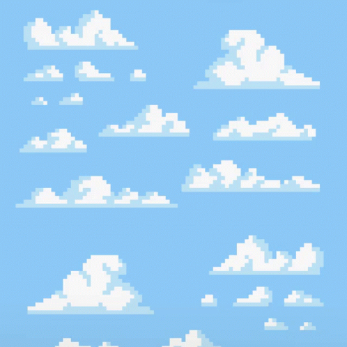 a bunch of clouds that are sitting in the sky