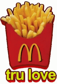 a graphic image of fries with french fries