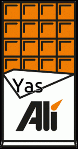 the yas ai logo and its blue background