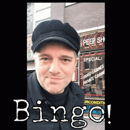 an ad for a bar called binggo