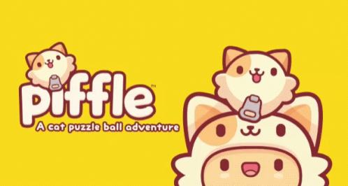 a logo for a cute cat themed game