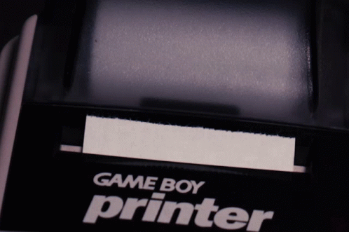 an image of a game boy printer machine