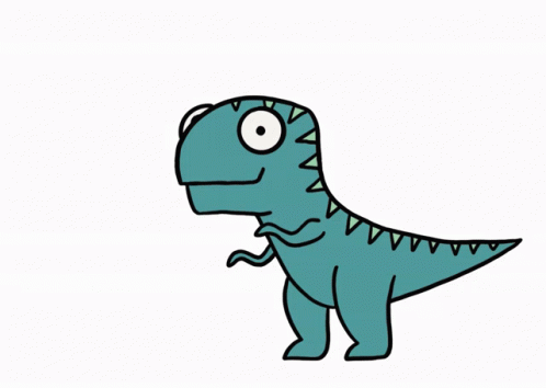 an image of a small dinosaur with big eyes