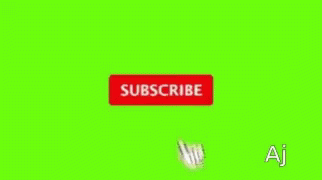 the subscribe blue sign is displayed on a green background
