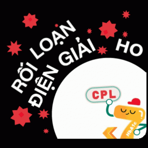 a cartoon image with stars around it in a circle and the words pro loan gia ho