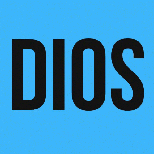 a poster with the words dios on it