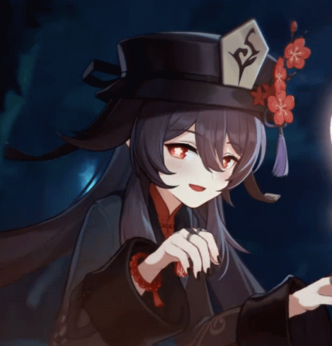 anime woman in a witches outfit and hat