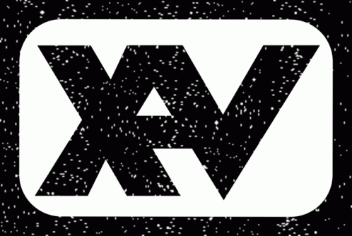 a black and white logo for the word x