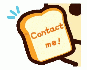 a message is posted on a toasted bread