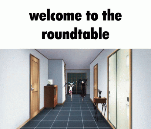 the room with two people are entering the rooms