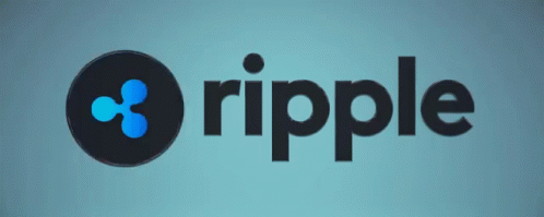 a ripple logo is displayed on a wall