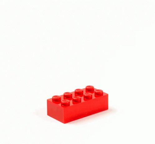 a lego compatible blue plastic object on a white background