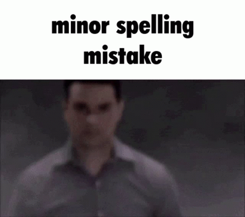 the text in this video reads, minor spelling can make someone's speech