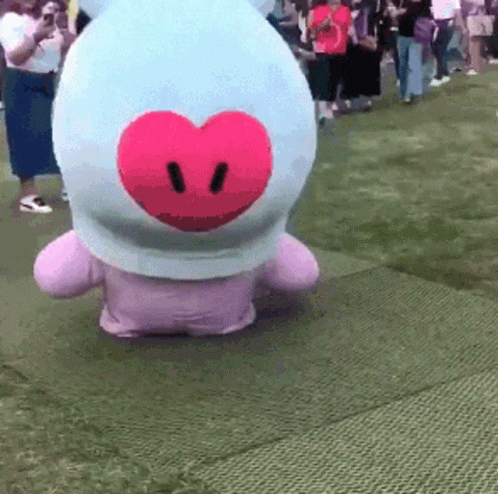 large, inflatable toy at an indoor event
