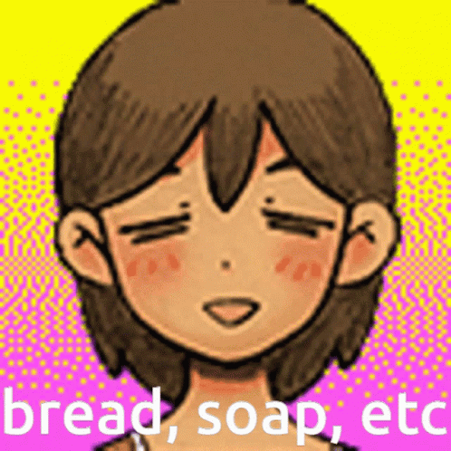 a picture with the words bread soap etc