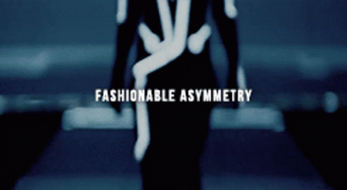 a fashionably - asymety logo is seen in this image