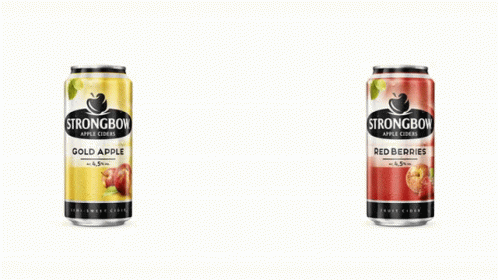 a picture of two cans of apple