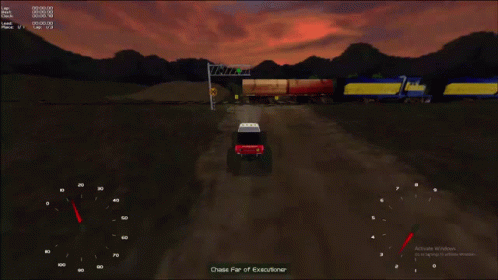 the road is filled with cars in the game