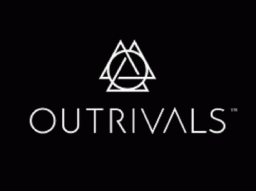 the logo for outriviss with geometric lines