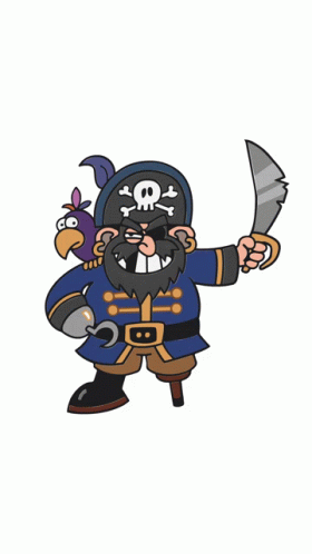 a cartoon character holding a knife and wearing an outfit