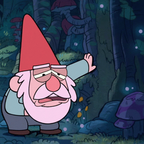 the wizard has a pointed out finger in his hand