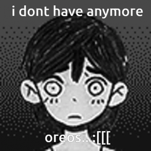 there is an animated text saying i don't have anymore orpos ill