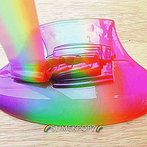 a colorful image of a chair next to water