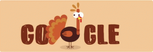 a cartoon bird is singing and the word gobble has a large face, two eyes, and a tail