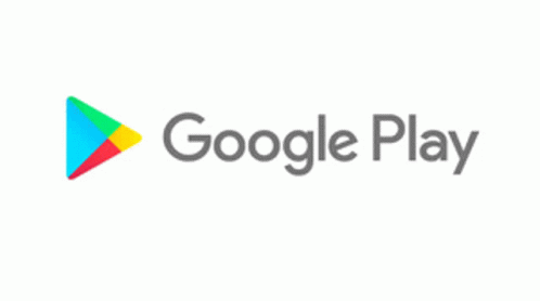 google play logo with the word google play