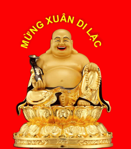 a large blue buddha statue with the words wuying zuan dialac