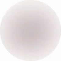 a blurry white ball against a white background